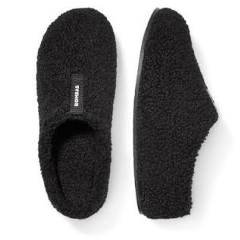 Bombas Women’s Sunday Slippers Sherpa Black - Size 6
